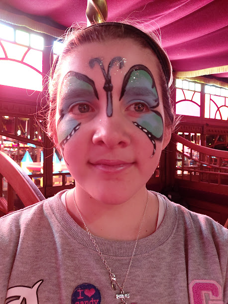 animation maquillage enfant anniversaire thème papillon