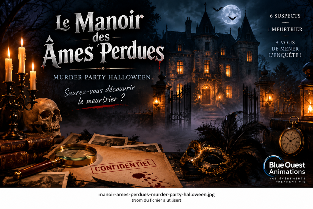 Murder Party Halloween – Le Manoir des Âmes Perdues